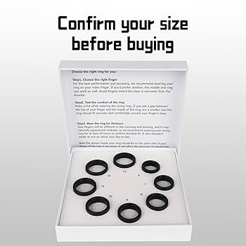 B*7様 Smart Recovery Ring SIZING KIT Amazon.com: Mirlray Sizing Kit, Smart Ring Sizer, Size First